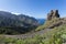 Green Anaga Mountains. Light and Shadow. Hiking on Tenerife.