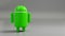 Green Android robot mascot