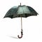 Green Antique Umbrella With Detailed Surrealism Style