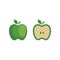 Green Apple Fresh Design Illustration Modern