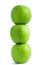 Green Apple Healthy balance concept