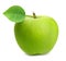 Green apple isolated