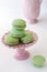 Green apple macaroons