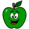 Green Apple Mascot