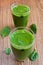 Green apple and spinach smoothie