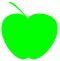Green apples logo for export import business