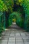 Green archway