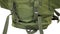 Green army military back pack