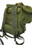 Green army military back pack