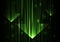 Green arrow abstract technology background