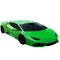 Green art polygon sport car