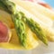 Green Asparagus with Hollandaise Sauce