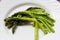 Green asparaguses