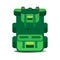 Green backpack design