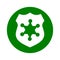 Green badge, police, sheriff icon