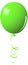 Green balloon