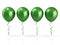 Green balloons