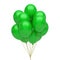 Green balloons