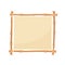 Green bamboo border. square bamboo frame