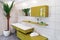 Green bathroom