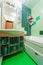 Green bathroom