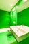 Green bathroom