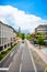 Green and beautiful streets of Vaduz, Liechtenstein