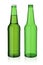Green beer bottles. 3d rendering