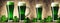 Green Beer Glasses for St. Patrick's Day Festivities