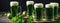 Green Beer Glasses for St. Patrick's Day Festivities