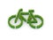 Green bicycle