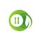 Green Billiards logo design vector. Sport labels for poolroom. Billiards club logo template