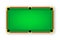 Green billiards table, top view. Snooker or pool sports equipment, recreation and hobby, competitive game. Vector