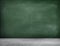 Green Blackboard Background with Chalk