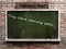 Green blank blackboard