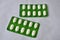 Green blister pack of paracetamal tablets