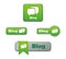 Green blog buttons