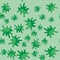 Green blot cartoon seamless pattern 617