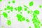 Green blots and spots