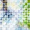 Green and blue grunge defocused background