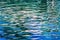 Green Blue Reflection Abstract Channel Marina Miami Florida