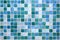 Green blue teal mosaic background texture