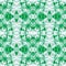 Green Boho Pattern. Native Ornament. Organic