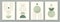 Green Boho Wall Art Set 3 or 4 Pieces of Posters Abstract Boho Rainbow Prints Boho Artwork Mid Century Modern Neutral
