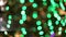 Green bokeh close-up, new year background