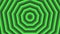 Green bold circles simple flat geometric on dark grey black background loop. Rounds nonangular radio waves endless creative