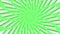 Green bold spin sixteegonal star simple flat geometric on white background loop. Starry spinning radio waves endless creative