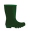 Green boot wellie