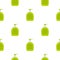 Green bottle with liquid soap pattern seamless