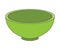 Green bowl clip art illustration vector isolated